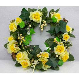 ΣΤΕΦΑΝΑΚΙ ΥΦΑΣΜΑΤΙΝΟ ΚΙΤΡΙΝΑ ΤΡΙΑΝΑΤΑΦΥΛΛΑΚΙΑ, 25ΕΚ