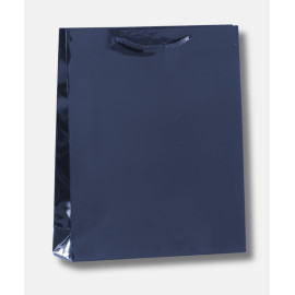 Χειροποίητες Πλαστικοποιημένες Τσάντες Μπλε Γυαλιστερές – 20 τμχ