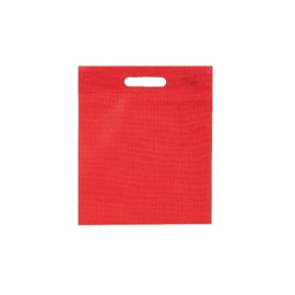Τσάντα Non Woven με Χούφτα, Κόκκινη, 25 τμχ.