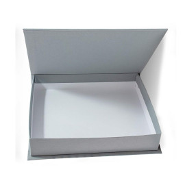 Χειροποίητο Kουτί-Βιβλίο, Γκρι, 29*24*5cm