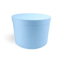 Χειροποίητο Χάρτινο Κουτί-Καπελιέρα, Σιέλ, 6 διαστάσεις