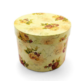 Χειροποίητο Χάρτινο Κουτί-Καπελιέρα, Τριαντάφυλλα, 2 διάστασεις