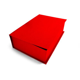 Χειροποίητο Kουτί-Βιβλίο, Κόκκινο 22x32x9cm