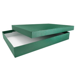 Χειροποίητο Χάρτινο Κουτί, Παραλληλόγραμμο Ρηχό, Κυπαρισσί, 38*27*5cm