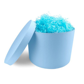 Χειροποίητο Χάρτινο Κουτί-Καπελιέρα, Σιέλ, 6 διαστάσεις