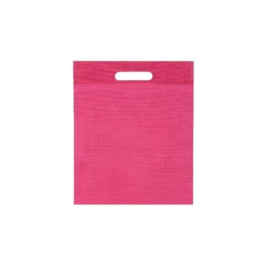 Τσάντα Non Woven με Χούφτα, Φούξια, 25 τμχ.