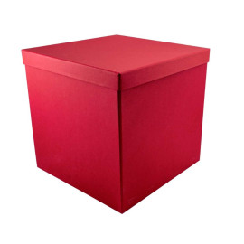 Χειροποίητος Χάρτινος Κύβος, Κόκκινο, 9 διαστάσεις