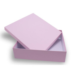 Χειροποίητο Χάρτινο Κουτί, Ροζ, 2 διαστάσεις