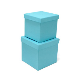 Χειροποίητος Χάρτινος Κύβος, Τυρκουάζ, 9 διαστάσεις