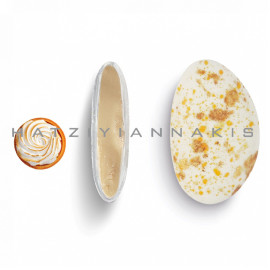 Αμυγδάλου Supreme White Choco Lemon Pie Πιτσιλωτό Κίτρινο - Χρυσό Μεταλιζέ