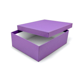 Χειροποίητο Χάρτινο Κουτί, Μωβ, 8 διαστάσεις