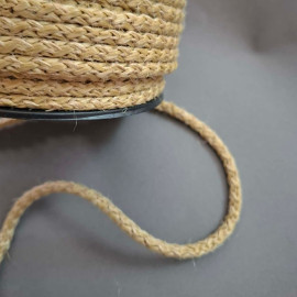 Κορδόνι Πλεκτό Γιούτα, Φυσικό, 25 μέτρα, 5mm