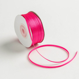 Σατέν Διπλής Όψης, Φούξια, 100 μέτρα, 3mm