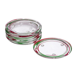 ΒΑΣΗ ΓΥΑΛΙΝΗ ΓΙΑ ΚΕΡΙ  13cm S/6