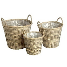 r - Καλάθια Ψάθινα από Ιτιά S/3