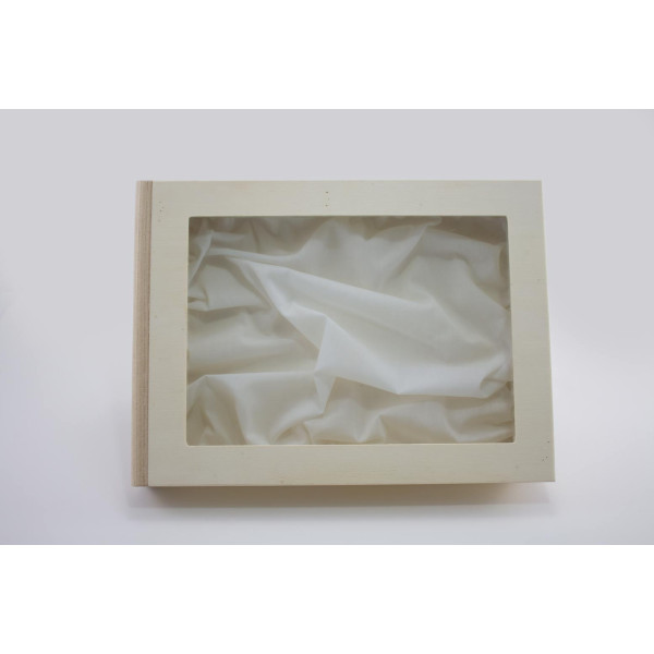 Ξύλινη Στεφανοθήκη βιβλίο, 31*23*5cm