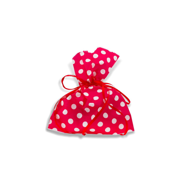 ΦΑΚΕΛΟΣ ΧΑΡΤΙΝΟΣ ΛΕΥΚΑ ΠΟΥΑ, ΚΟΚΚΙΝΟ 