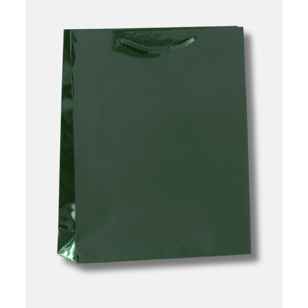 Χειροποίητες Πλαστικοποιημένες Τσάντες Κυπαρισσί Γυαλιστερές – 20 τμχ