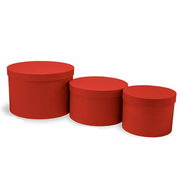 Χειροποίητο Χάρτινο Κουτί-Καπελιέρα, Κόκκινο, 6 διαστάσεις