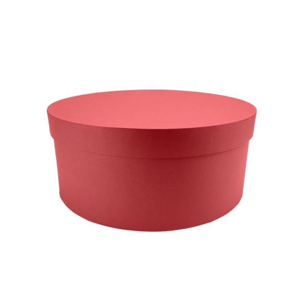 Χειροποίητο Χάρτινο Κουτί-Καπελιέρα, Κόκκινο, 6 διαστάσεις