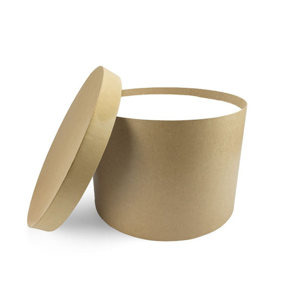 Χειροποίητο Χάρτινο Κουτί-Καπελιέρα, Κράφτ, 6 διαστάσεις