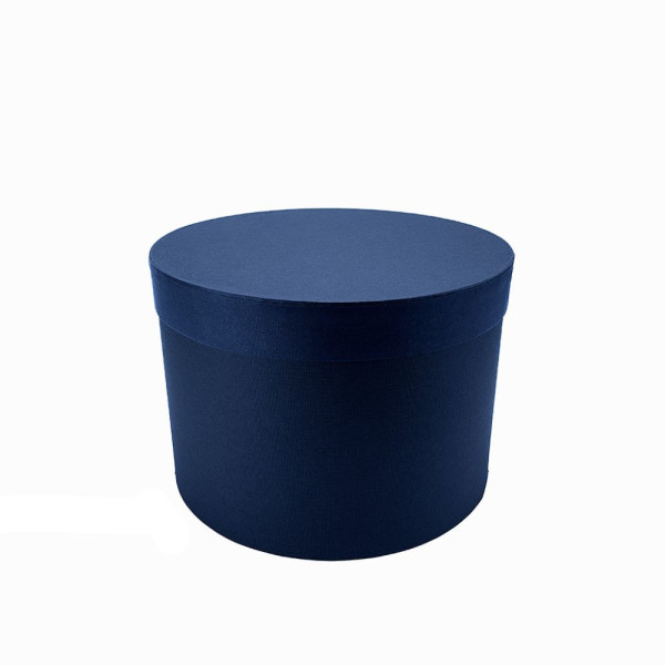 Χειροποίητο Χάρτινο Κουτί-Καπελιέρα, Μπλε, 6 διαστάσεις