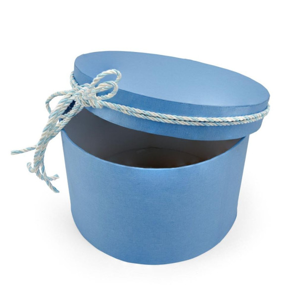 Χειροποίητο Χάρτινο Κουτί-Καπελιέρα, Τυρκουάζ, 15*10cm