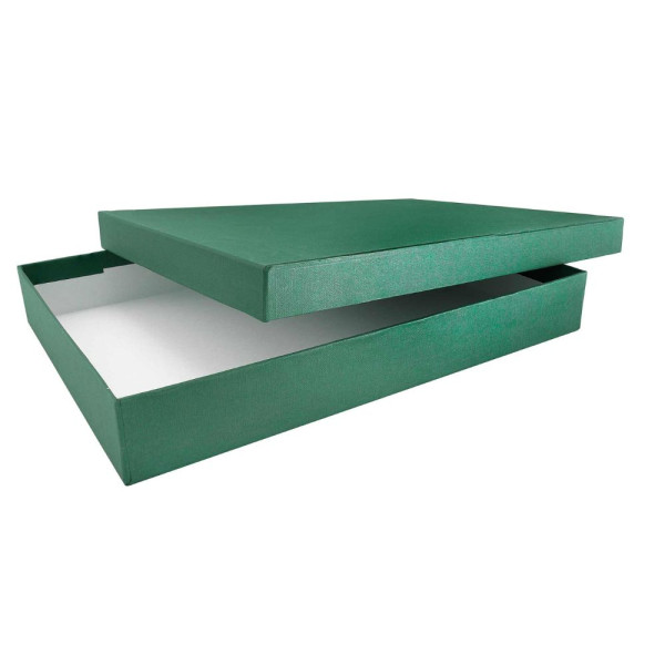 Χειροποίητο Χάρτινο Κουτί, Παραλληλόγραμμο Ρηχό, Κυπαρισσί, 38*27*5cm