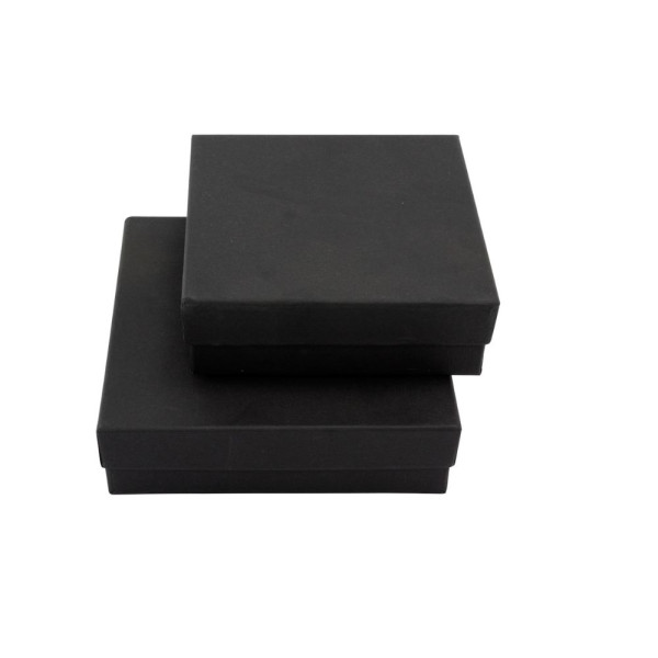 Χειροποίητο Χάρτινο Ρηχό Κουτί, Μαύρο, 7 διαστάσεις