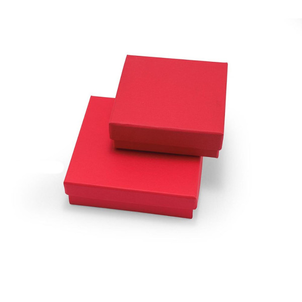 Χειροποίητο Χάρτινο Ρηχό Κουτί, Κόκκινο, 7 διαστάσεις