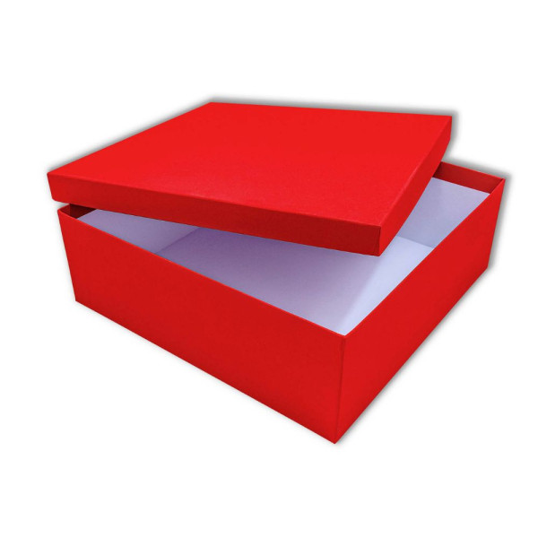 Χειροποίητο Χάρτινο Κουτί, Κόκκινο, 3 διαστάσεις