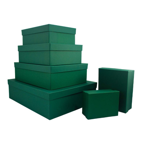 Χειροποίητο Χάρτινο Κουτί, Πράσινο, 8 διαστάσεις