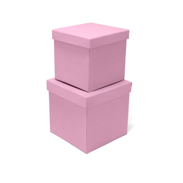 Χειροποίητος Χάρτινος Κύβος, Ροζ, 9 διαστάσεις