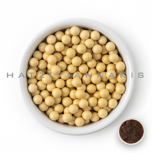 Choco Balls Μεγάλο Περλέ Λαμπερό Σαμπανί