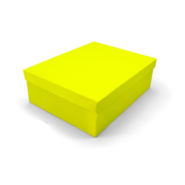 Χειροποίητο Χάρτινο Κουτί, Κίτρινο, 8 διαστάσεις