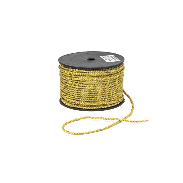 Κορδόνι Στριφτό Τρίκλωνο Μεταξωτό Χρυχό 3mm