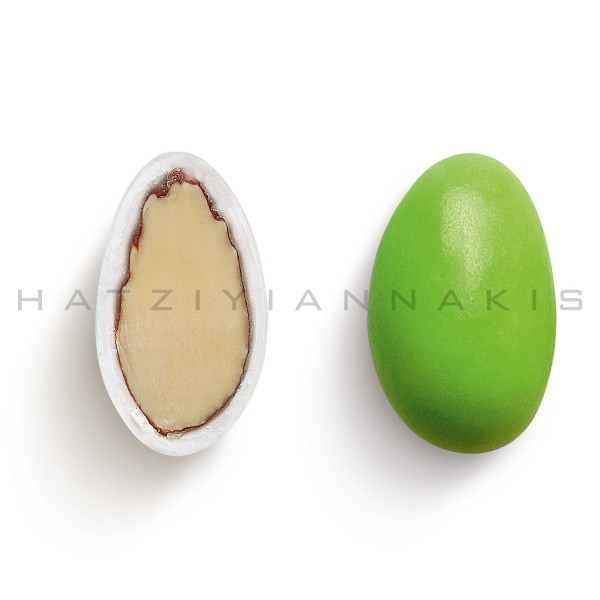 Κουφέτα αμυγδάλου κλασσικό-midi χρώμα_βεραμάν γυαλισμένο