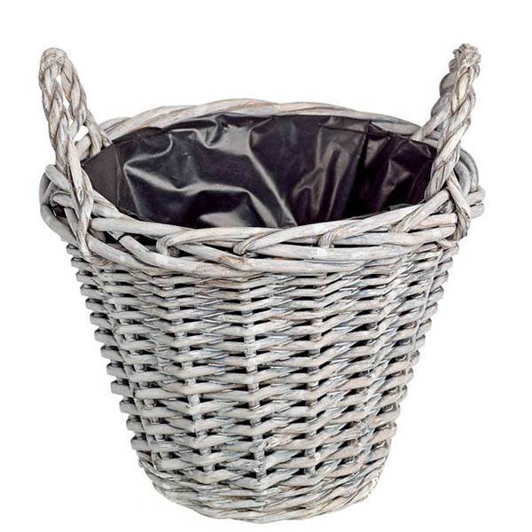 ΚΑΛΑΘΙ ΨΑΘΙΝΟ ΓΚΡΙ ΜΕ ΜΑΥΡΗ ΕΠΕΝΔΥΣΗ 20Χ16CΜ