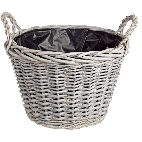 ΚΑΛΑΘΙ ΨΑΘΙΝΟ ΓΚΡΙ ΜΕ ΜΑΥΡΗ ΕΠΕΝΔΥΣΗ 29Χ20CΜ