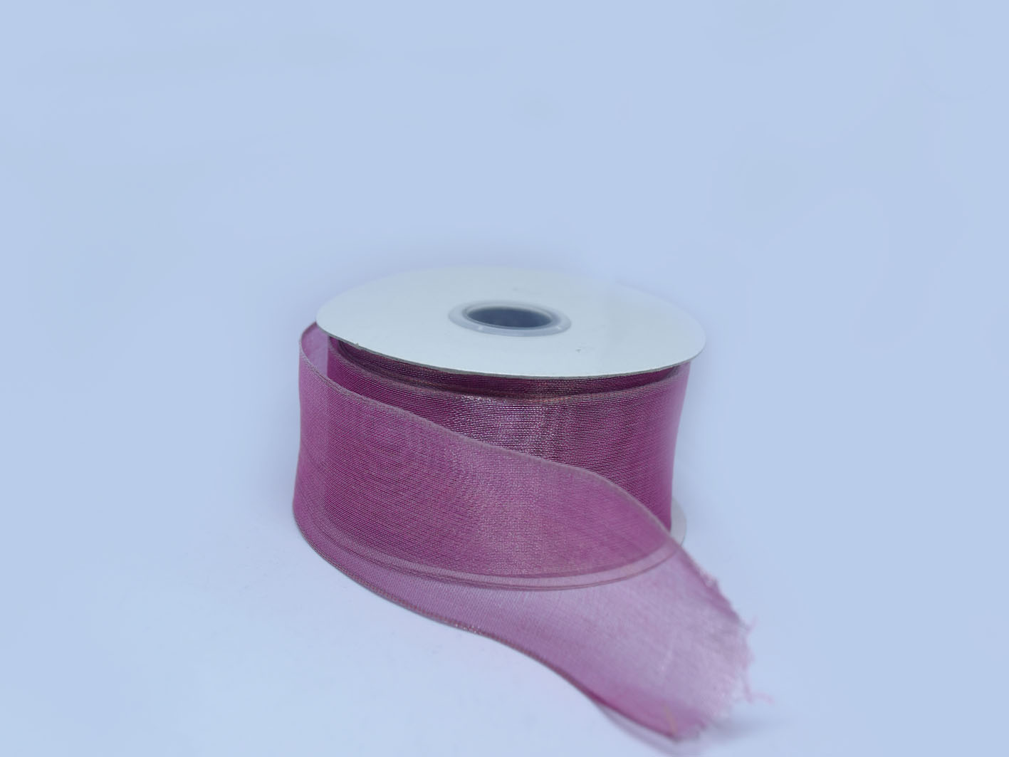 ΚΟΡΔΕΛΑ ΣΥΡΜΑΤΙΝΗ ΔΙΑΦΑΝΗ ΦΟΥΞΙΑ, 4CM/10YDS