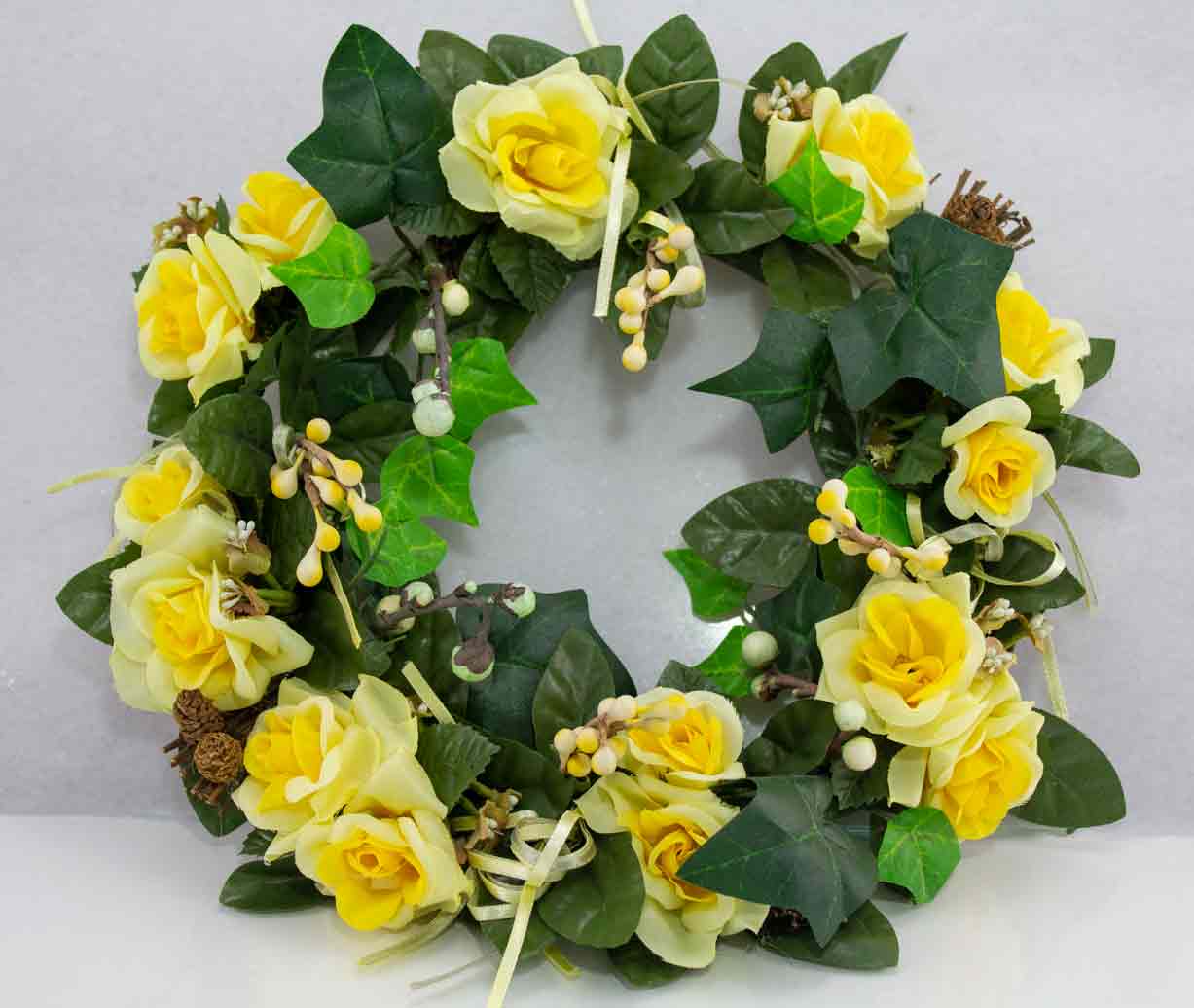 ΣΤΕΦΑΝΑΚΙ ΥΦΑΣΜΑΤΙΝΟ ΚΙΤΡΙΝΑ ΤΡΙΑΝΑΤΑΦΥΛΛΑΚΙΑ, 25ΕΚ